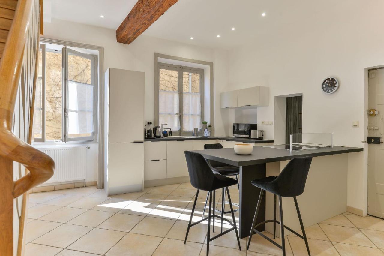 Beau Duplex Avec Jardin Et Vue Apartamento Lyon Exterior foto